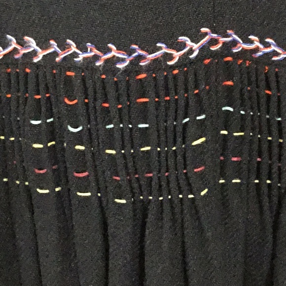 Ulla Johnson 100% Silk Hand Embroidered Dress, sz 2 - Picture 4 of 15